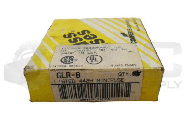 LOT OF 8 NEW BUSSMANN GLR-8 GLASS FUSE 8A GLR8 *READ* - Image 4