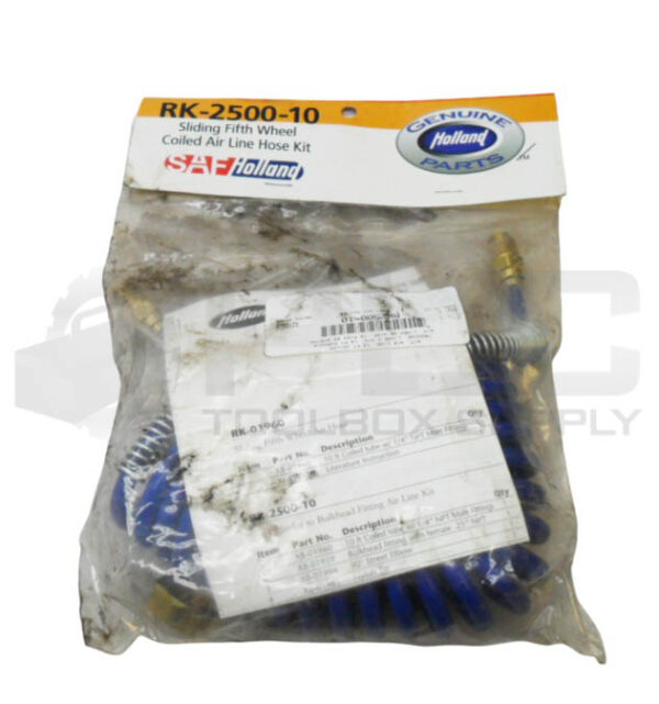 SEALED NEW HOLLAND RK-2500-10 SLIDING FIFTH WHEEL COILED AIR LINE HOSE *READ*