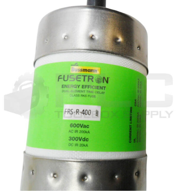 NEW BUSSMANN FRS-R-400 ENERGY EFFICIENT FUSE 400A 600VAC 300VDC *READ* - Image 4