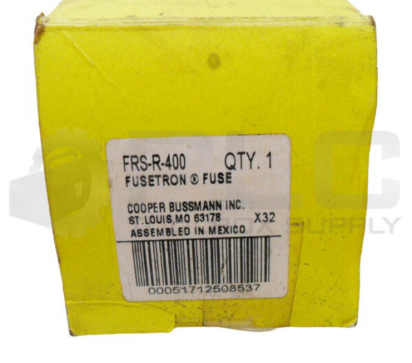 NEW BUSSMANN FRS-R-400 ENERGY EFFICIENT FUSE 400A 600VAC 300VDC *READ* - Image 5