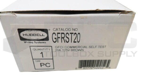 LOT OF 2 NEW HUBBELL GFRST20 RECEPTACLE DUPLEX 20A 125V BROWN - Image 5