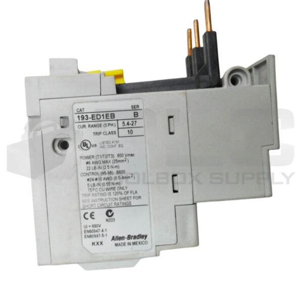 NEW ALLEN BRADLEY 193-ED1EB /B OVERLOAD RELAY 5.4-27A *READ* - Image 5