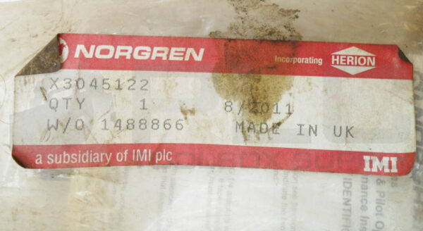 SEALED NEW NORGREN X3045122 MECHANICAL VALVE 2-10BAR *READ* - Image 4