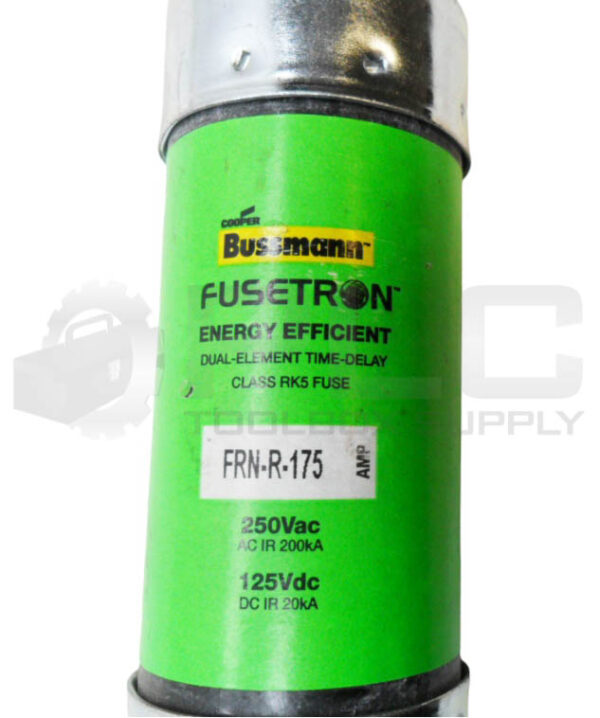 NEW BUSSMANN FRN-R-175 ENERGY EFFICIENT FUSE 175A 250VAC 125VDC - Image 4