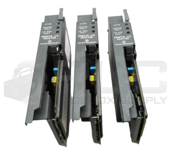 LOT OF 3 ALLEN BRADLEY 1771-ASB /E REMOTE I/O ADAPTER MODULE