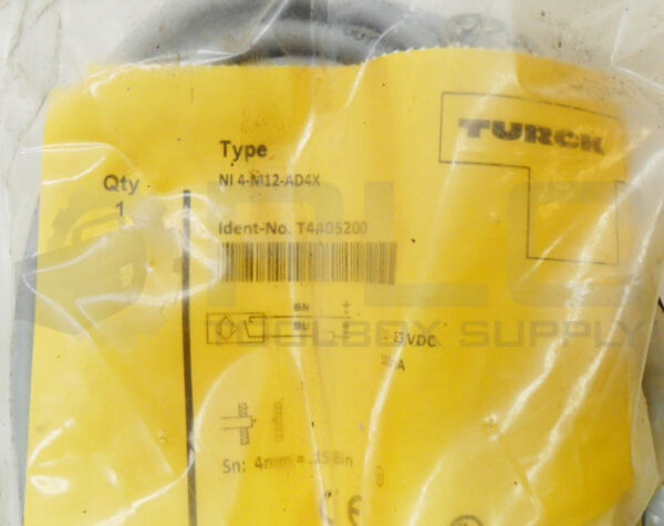 SEALED NEW TURCK NI4-M12-AD4X PROXIMITY SWITCH *READ* - Image 5
