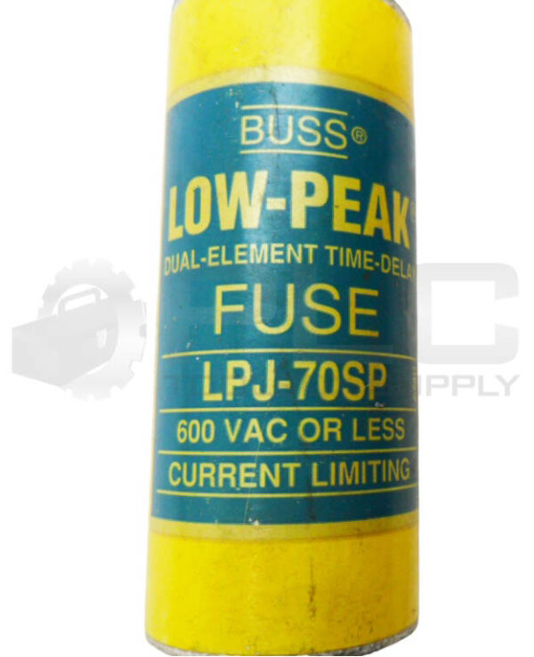 LOT OF 3 BUSSMANN LPJ-70SP DUAL ELEMENT TIME DELAY FUSE 70A 600VAC - Image 3