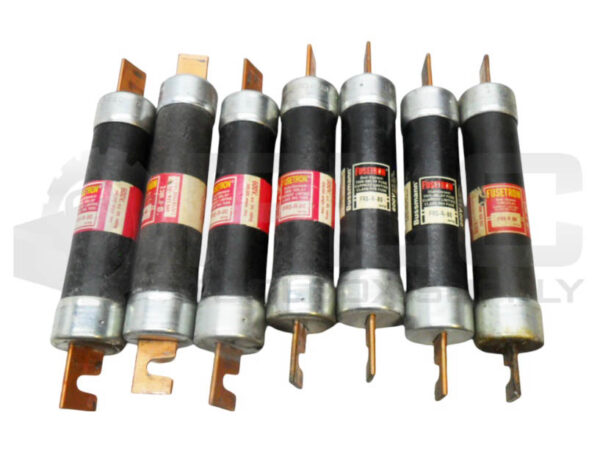 LOT OF 7 BUSSMANN FRS-R-80 DUAL ELEMENT TIME DELAY FUSE 80A 600VAC