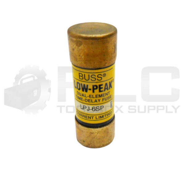 LOT OF 6 BUSSMANN LPJ-6SP LOW PEAK FUSE 6A 600VAC - Image 2