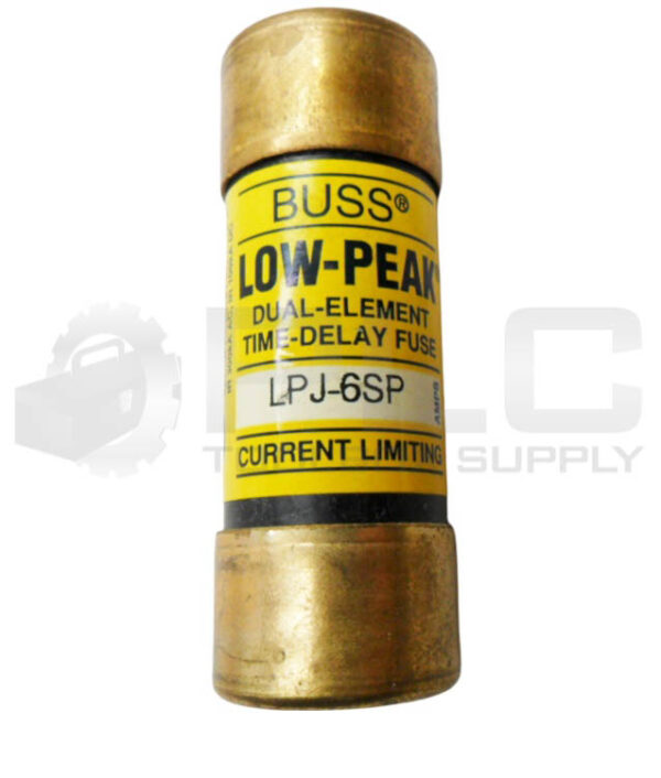 LOT OF 6 BUSSMANN LPJ-6SP LOW PEAK FUSE 6A 600VAC - Image 4