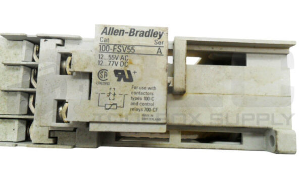 ALLEN BRADLEY 100-C23Z*10 /B CONTACTOR 600VAC 30A W/ 100-F /A W/ 100-FSV55 /A - Image 5