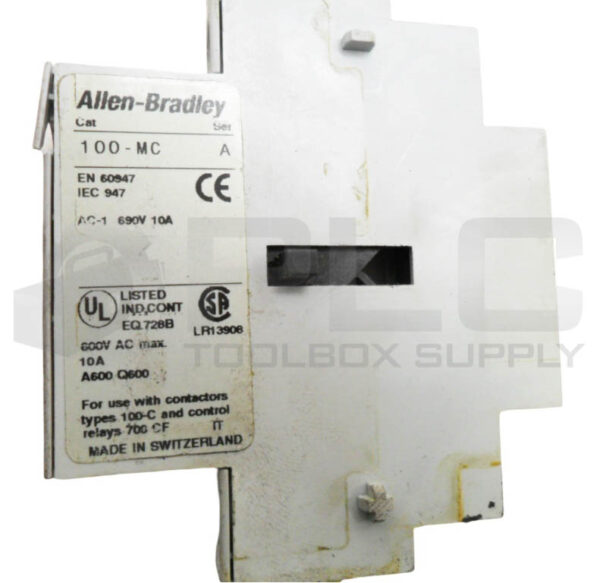 LOT OF 2 ALLEN BRADLEY 100-MC /A AUXILIARY CONTACT - Image 5