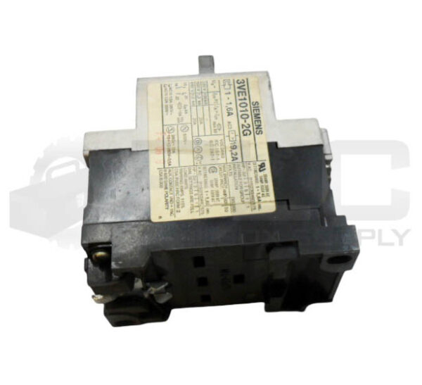 LOT OF 2 SIEMENS 3VE1010-2G CIRCUIT BREAKER 1-1.6A 600VAC - Image 3