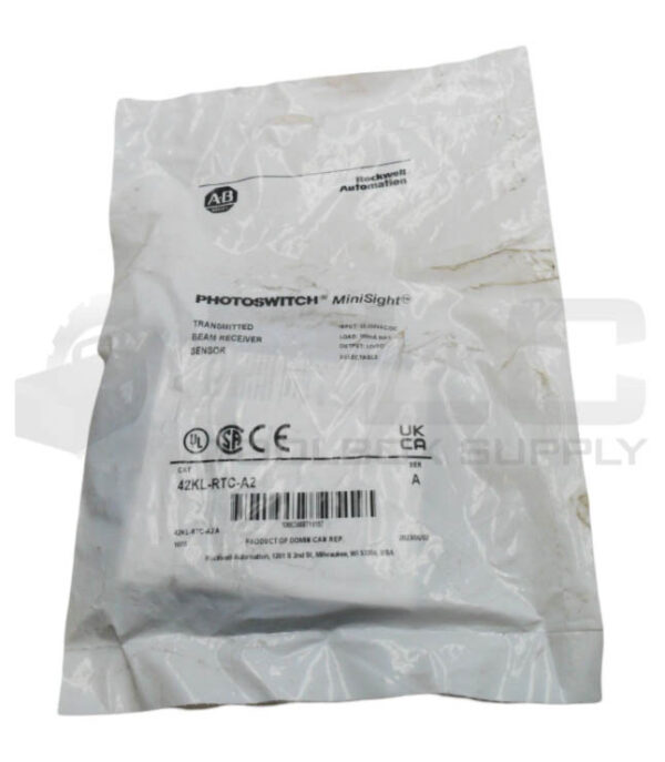 SEALED NEW ALLEN BRADLEY 42KL-RTC-A2 /A TRANSMITTED BEAM RECEIVER SENSOR