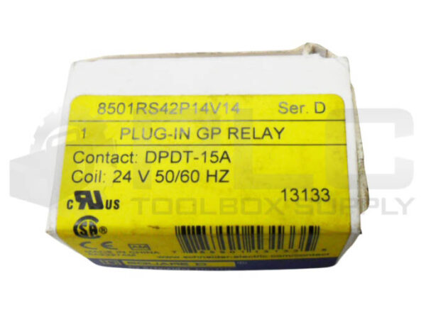 LOT OF 2 NEW SQUARE D 8501RS42P14V14 /D PLUG-IN GP RELAY 24V 50/60HZ - Image 5