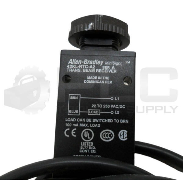 NEW ALLEN BRADLEY 42KL-RTC-A2 /A TRANSMITTED BEAM RECEIVER SENSOR 22-250V AC/DC - Image 4