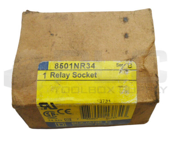 LOT OF 2 NEW SQUARE D 8501NR34 /B RELAY SOCKET *READ* - Image 6