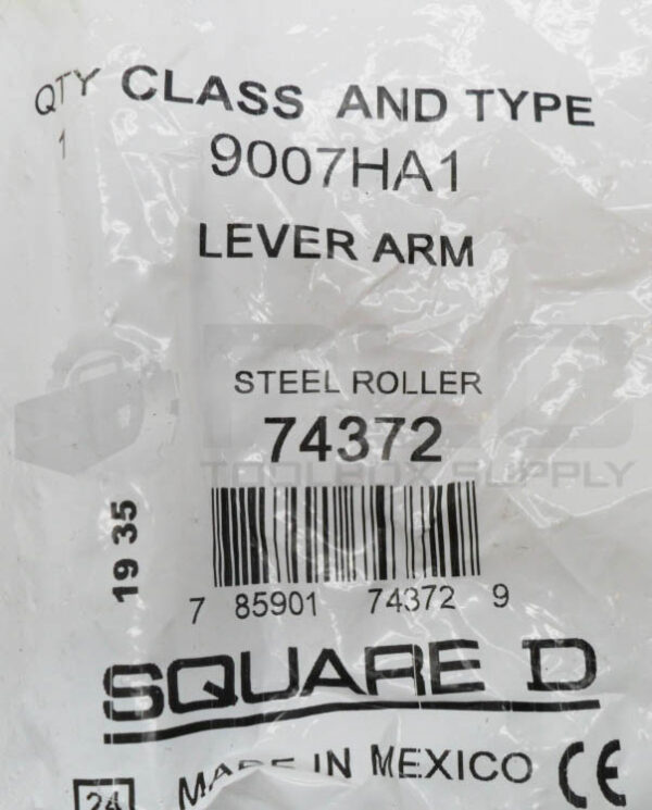 SEALED NEW SQUARE D 9007HA1 LEVER ARM 74372 - Image 5