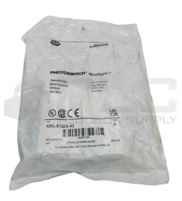 SEALED NEW ALLEN BRADLEY 42KL-E1QZB-A2 /A TRANSMITTED BEAM SOURCE SENSOR 30M