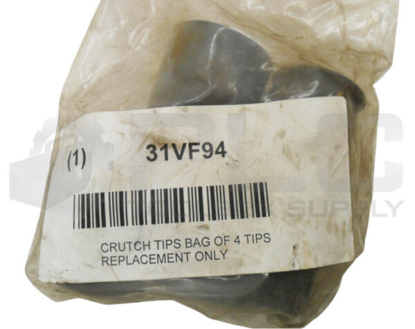 SEALED NEW PACK OF 4 COTTERMAN 31VF94 CRUTCH TIPS *READ* - Image 3