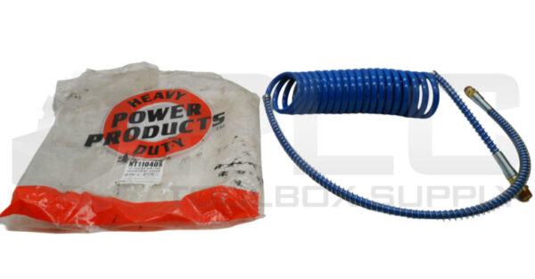 NEW HEAVY DUTY POWER PRODUCTS NT11040S 15' COILED AIR LINE 40" LEADS *READ*