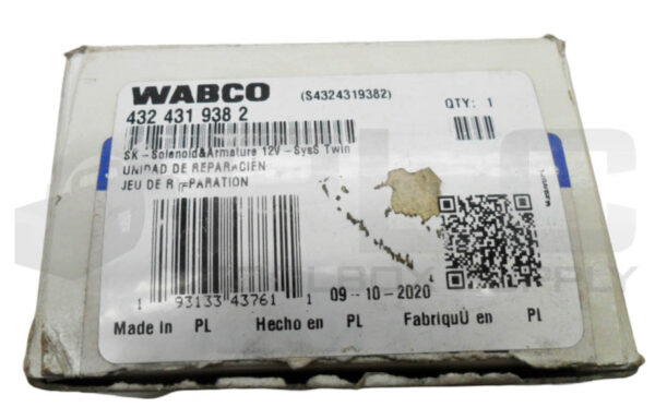 NEW WABCO 4324319382 SOLENOID VALVE *READ* - Image 5