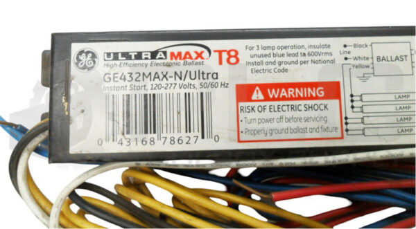 NEW GENERAL ELECTRIC GE432MAX-N/ULTRA ELECTRONIC BALLAST 120-277V 78627 - Image 4