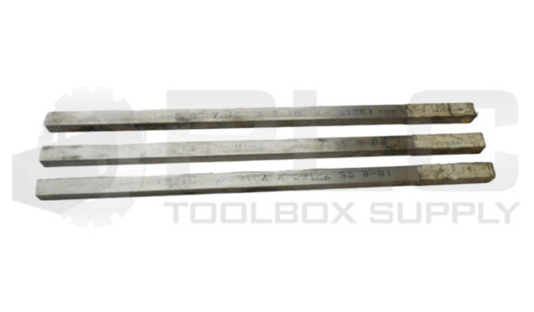 LOT OF 3 NEW 5UE67 STEEL KEYSTOCK 7/16" X 7/16" 12" 18-8SS *READ*
