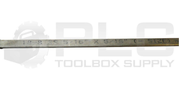 LOT OF 2 NEW 5UE63 STEEL KEYSTOCK 5/16" X 5/16" 12" 18-8SS *READ* - Image 4
