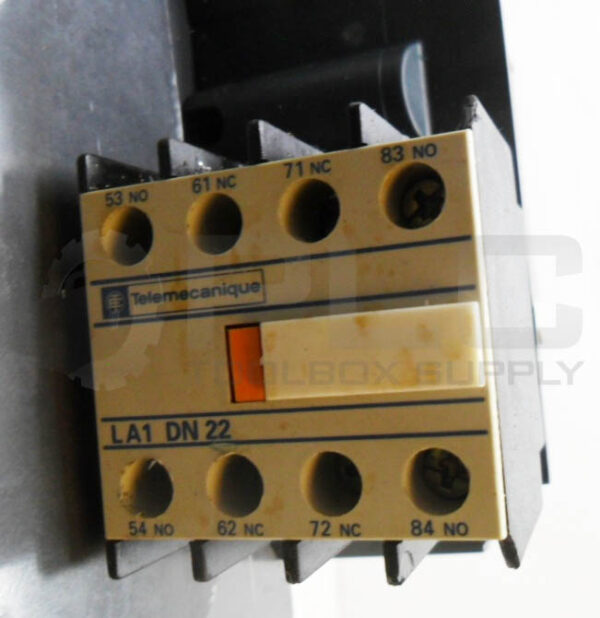 SCHNEIDER ELECTRIC LC1F500 CONTACTOR W/ LA1DN22 CONTACT BLOCK W/ LX1FK110 COIL - Image 6
