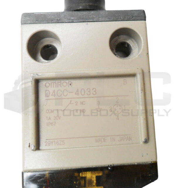 OMRON D4CC-4033 LIMIT SWITCH 1A 30V - Image 5