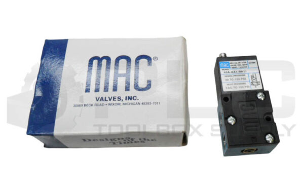 NEW MAC VALVES 45A-AA1-RA11 4 WAY POPPET VALVE 30-120PSI