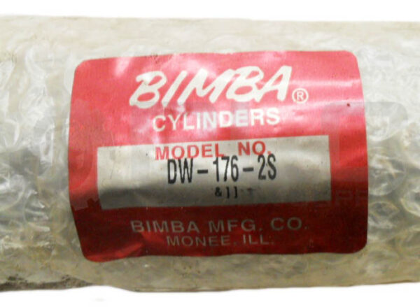 SEALED NEW BIMBA DW-176-2S PNEUMATIC CYLINDER - Image 3