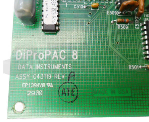 DATA INSTRUMENTS C43119 DIPROPAC 8 CIRCUIT BOARD - Image 4