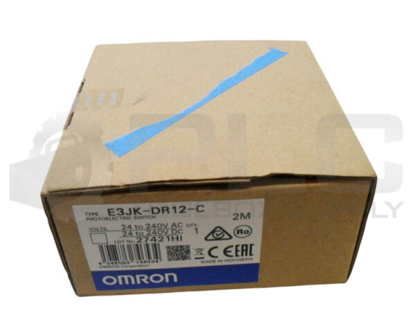 SEALED NEW OMRON E3JK-DR12-C PHOTOELECTRIC SENSOR 24-240V AC/DC 2M