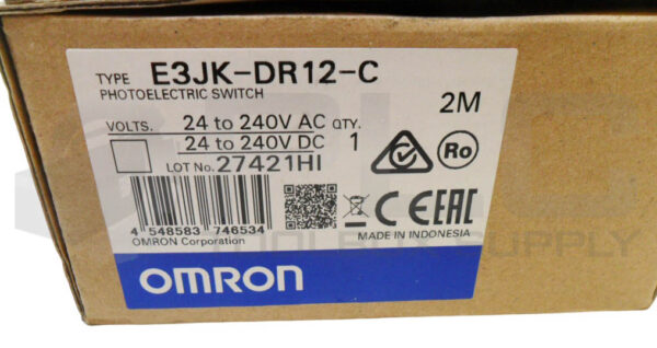 SEALED NEW OMRON E3JK-DR12-C PHOTOELECTRIC SENSOR 24-240V AC/DC 2M - Image 3