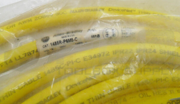 SEALED NEW ALLEN BRADLEY 1485R-P6M5-C /B DEVICENET CORDSET 5 PIN 6M *READ* - Image 3
