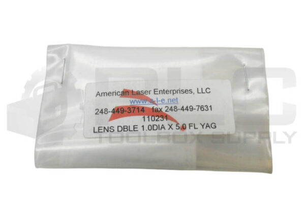 SEALED NEW AMERICAN LASER ENTERPRISES 110231 LENS DBLE 1.0DIA X 5.0 FL YAG