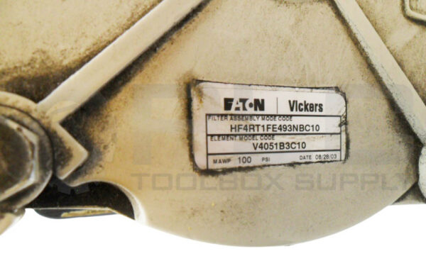 EATON VICKERS V4051B3C10 HYDRAULIC FILTER HF4RT1FE493NBC10 W/ 3039708 SWITCH - Image 7