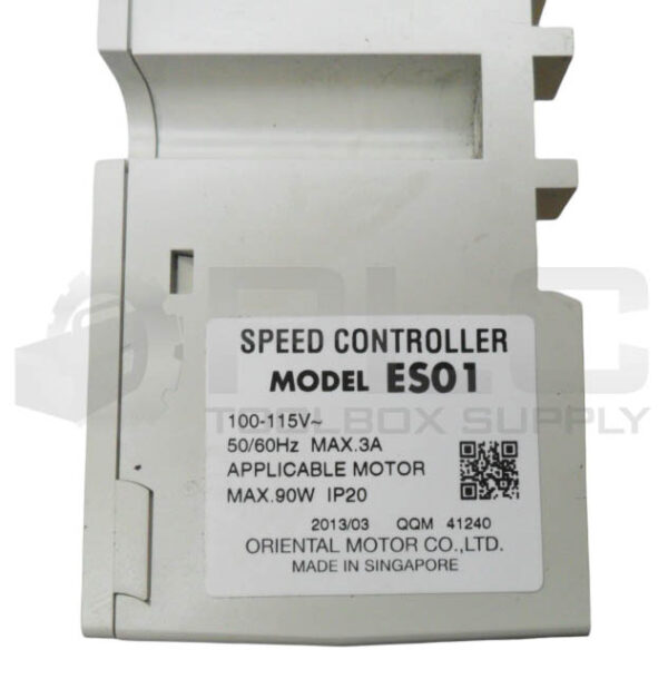 ORIENTAL MOTOR ES01 SPEED CONTROLLER 100-115V 50/60HZ .3A - Image 4