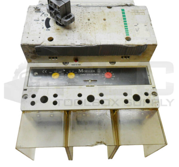 MOELLER NZM 10-630S CIRCUIT BREAKER W/ ZMM-630-NZM10 TRIP UNIT D-NZM10 - Image 3