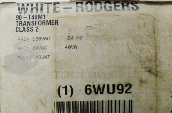 NEW WHITE RODGERS 90-T40M-1 TRANSFORMER 120V 60HZ *READ* - Image 7