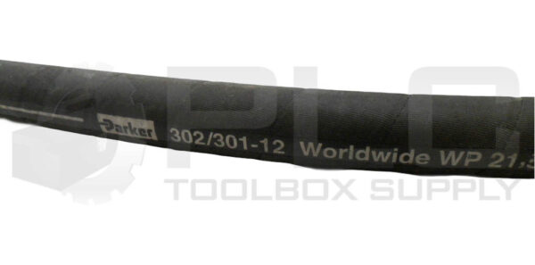 PARKER 302/301-12 HYDRAULIC HOSE 3100PSI 3/4" APPROX 4' - Image 3