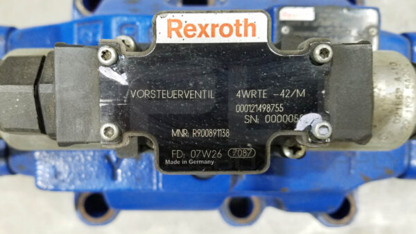 NEW REXROTH R901009292 VALVE, 4WRTE32Q2-600P-42/6EG24K31/A5M - Image 5