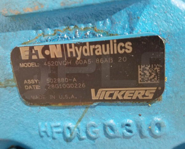 EATON VICKERS 4520VQH60A586AB20 PUMP, 502880-A - Image 5