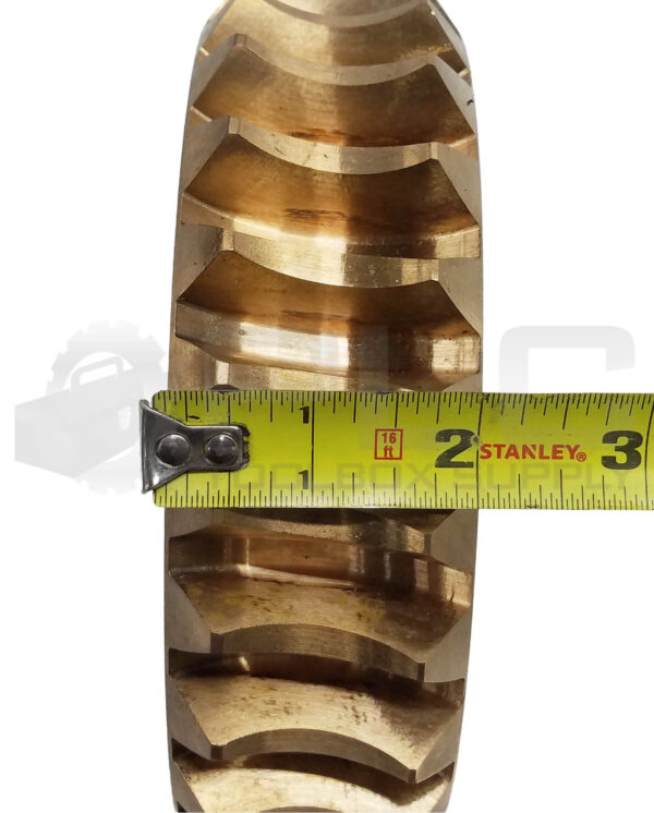 NEW WORM GEAR OD: 8", ID: 2.25", W: 2", 3O TEETH BRASS - Image 4