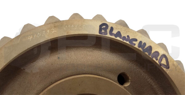NEW WORM GEAR OD: 8", ID: 2.25", W: 2", 3O TEETH BRASS - Image 5