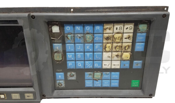 GE FANUC OM PANEL A61L-0001-0090 LCD 9" COLOR LCD & N860-3127-T030 KEYBORD - Image 3