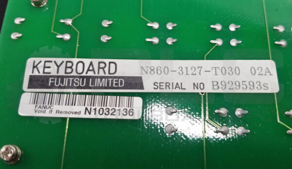 GE FANUC OM PANEL A61L-0001-0090 LCD 9" COLOR LCD & N860-3127-T030 KEYBORD - Image 6