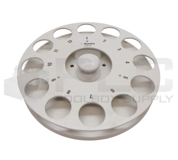 METROHM 6.2041.310 SAMPLE RACK 12 POS x 250mL (PVC)